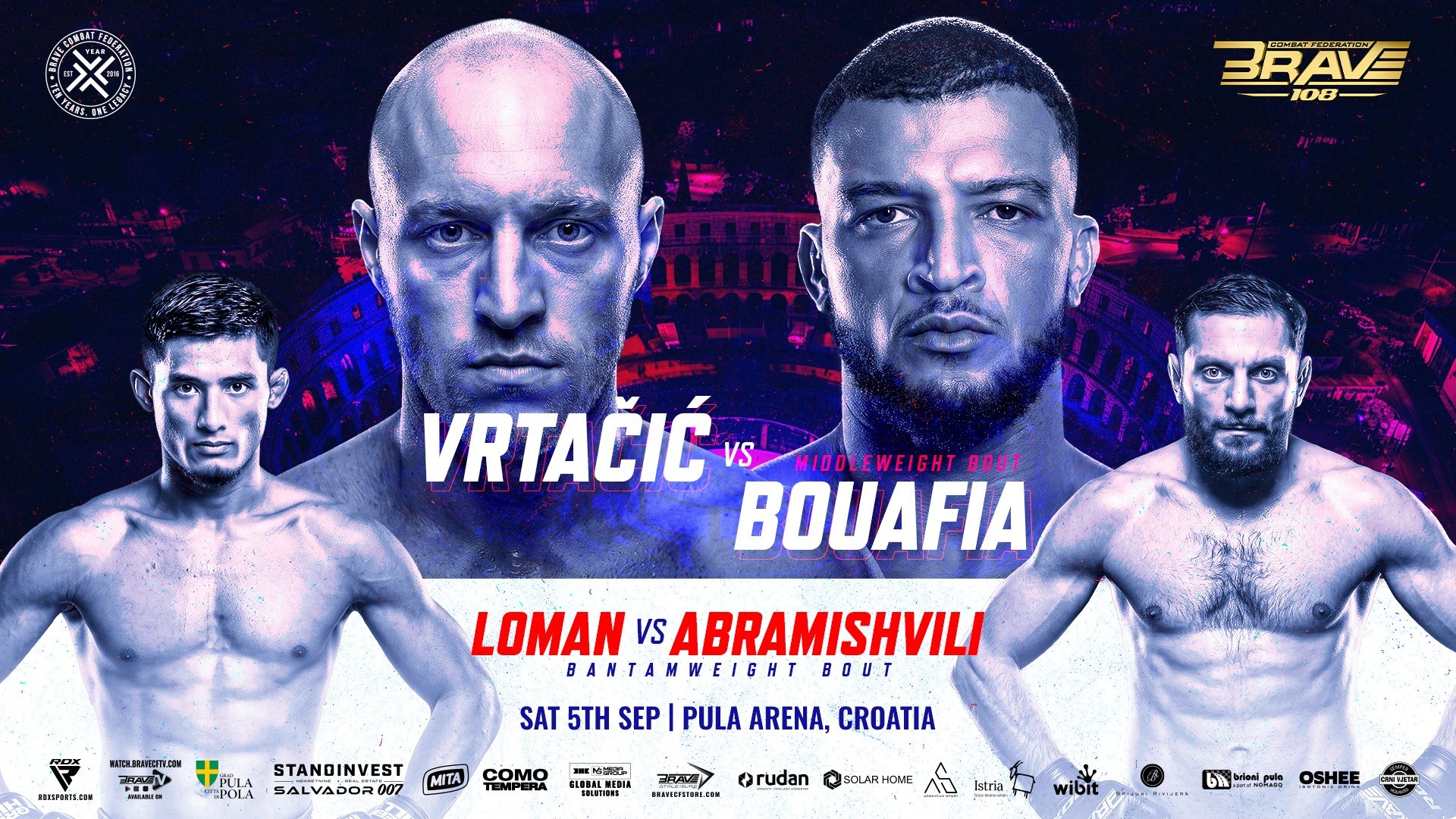 TWO CAREER-DEFINING BOUTS TAKE CENTER STAGE AT BRAVE CF 108